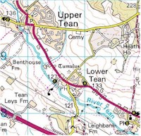 Lower Tean Map