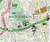 Wood Street map